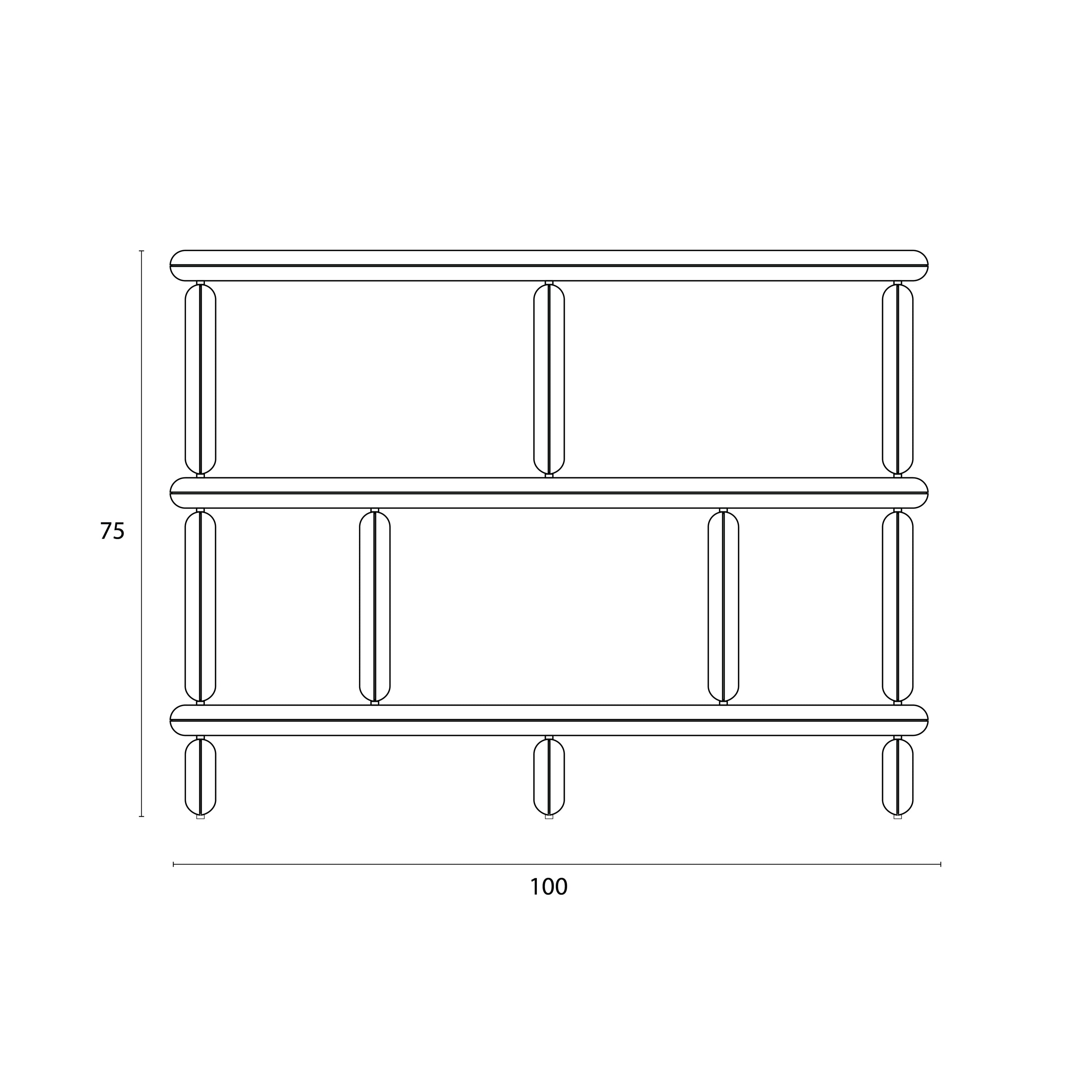 RON 0275 SHELF UNIT
